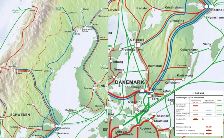 SJ Schweden - Bahnnetz verstehen & optimal reisen