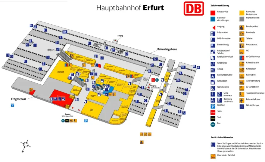 Erfurt Hauptbahnhof - Dein Guide für stressfreies Reisen