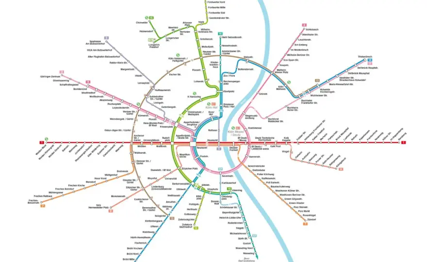 Bahnnetzkarte Deutschland - Richtig lesen & verstehen